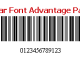 Codabar Font Package