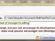 Messages Editor