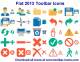 Flat 2013 Toolbar Icons