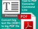 VeryUtils Text to PDF Converter Command Line