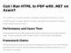 Azure PDF