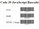 JavaScript Code 39 Generator