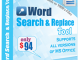 Word Search and Replace Tool