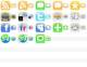 iPhone Style Social Icons