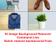 AI Image Background Remover Command Line