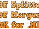 PDF Splitter and Merger SDK for .NET