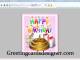 Birthday Cards Designer