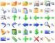 Plastic Toolbar Icons